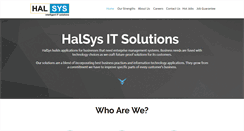 Desktop Screenshot of halsystech.com