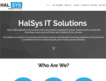 Tablet Screenshot of halsystech.com